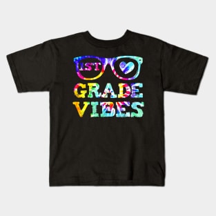 Back To School 1st Grade Vibes First Day Teacher Kids T-Shirt